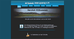 Desktop Screenshot of bv-teutonia-lanstrop.de